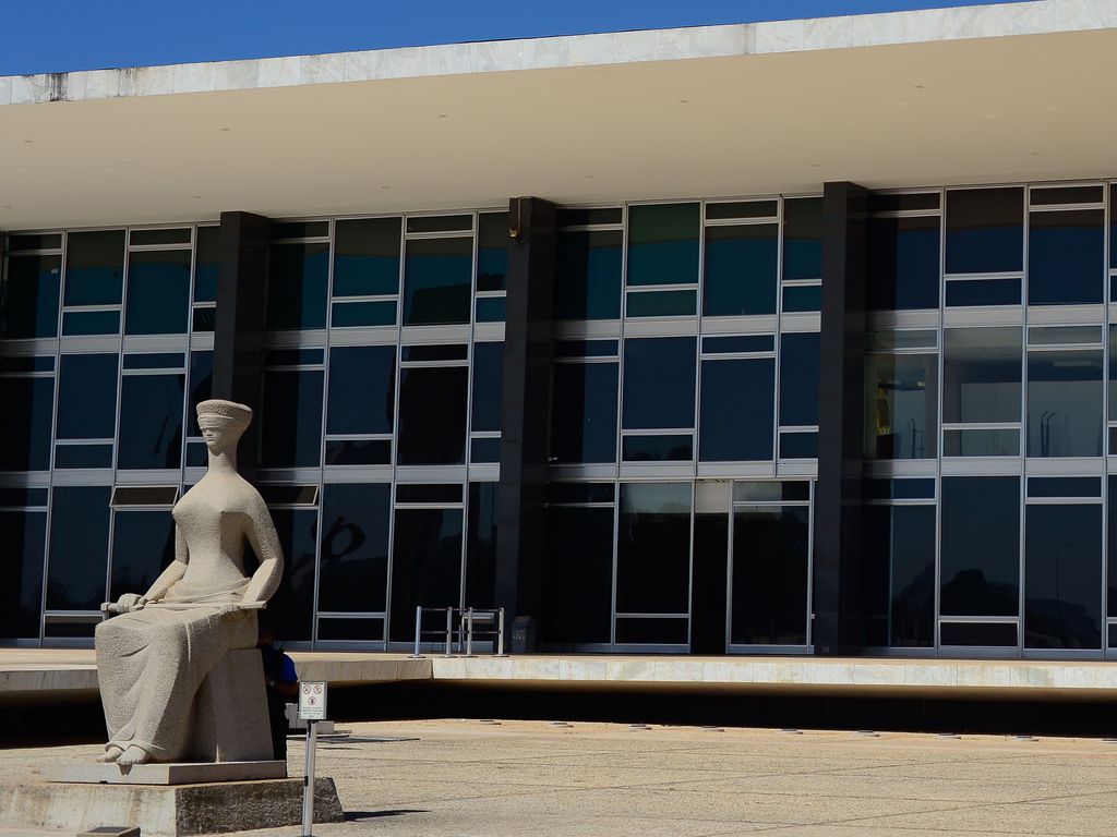 Fachada do edifício sede do Supremo Tribunal Federal - STF