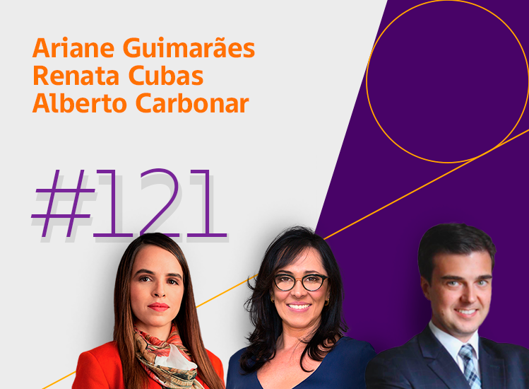 As sócias Ariane Guimarães e Renata Correia Cubas, e o advogado Alberto Carbonar