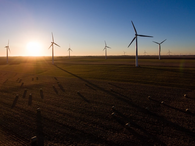 campo de energia eólica