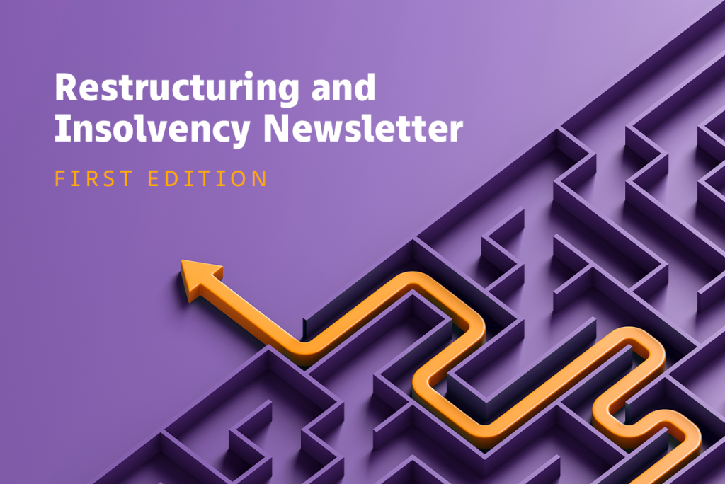 Restructuring and Insolvency Newsletter: August updates