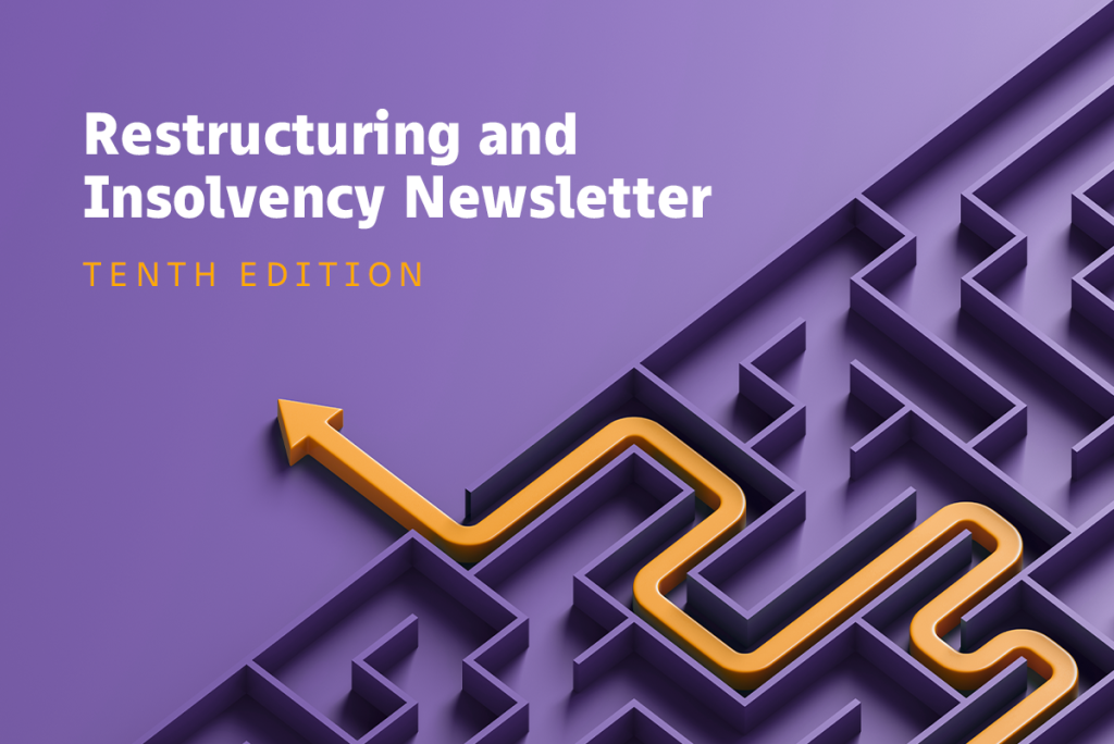 Restructuring and insolvency newsletter: October and November 2025 updates